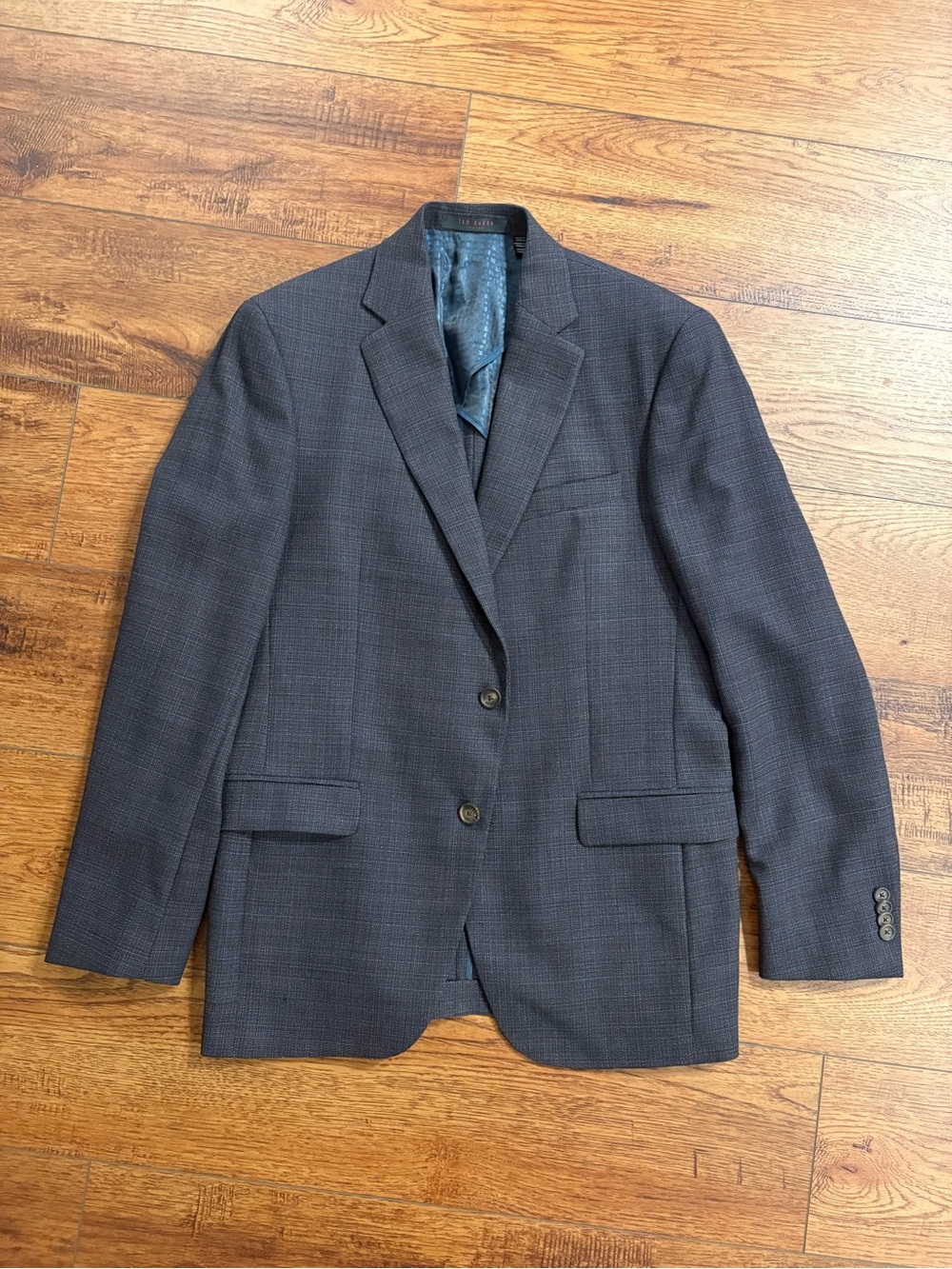 Ted Baker London No Ordinary Joe 42R 100% Wool Blazer NWT Charcoal